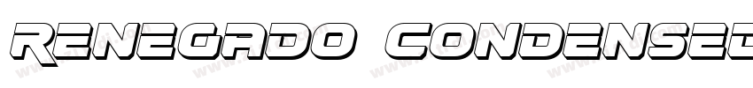 Renegado Condensed字体转换